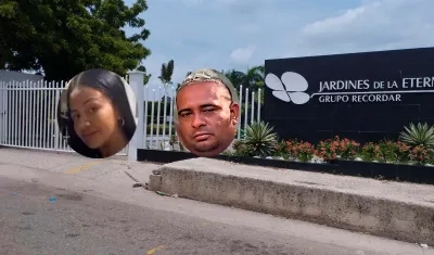  Yuleidys Vargas y Manuel Ingirio y el Cementerio Jardines de la Eternidad del Sur.