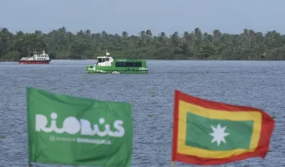 El Karakalí llegando a  Barranquilla