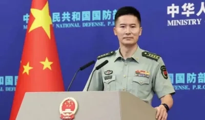 El portavoz del Ministerio de Defensa del gigante asiático, Tan Kefei.