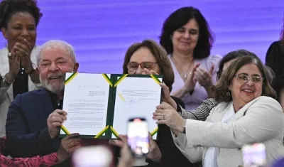 Luiz Inácio Lula da Silva, presidente de Brasil.