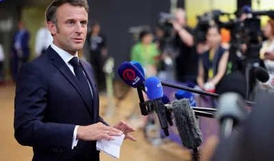 El presidente francés, Emmanuel Macron.