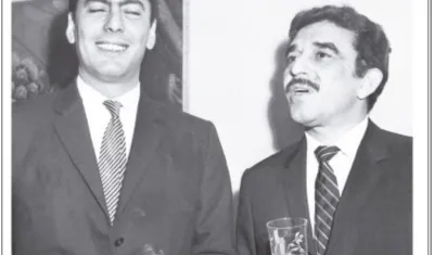 Mario Vargas Llosa y Gabriel García Márquez en el libro "Los genios".