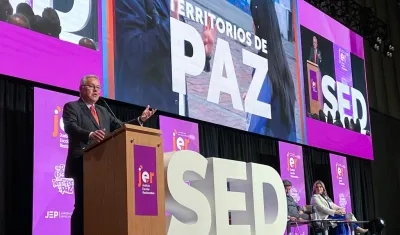 El Ministro de Justicia, Néstor Osuna.