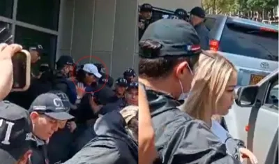 Trasladados a Bogotá Nicolás Petro y Daysuris Vásquez