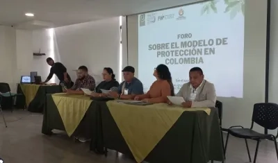 Reunión para presentar recomendaciones sobre el modelo de protección a líderes sociales.