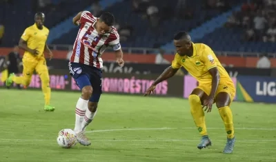 Partido de Junior con Bucaramanga en el Metropolitano. 
