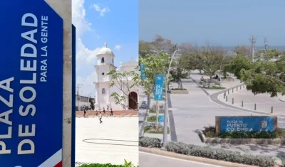 Plazas de Soledad y Puerto Colombia.