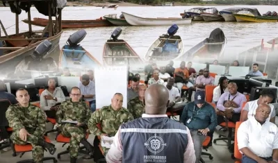 Procuraduría se reunió con militares.