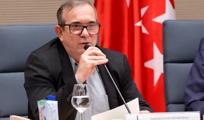 Rodrigo Londoño, máximo dirigente del Partido Comunes.