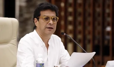 El alto comisionado para la paz, Danilo Rueda.