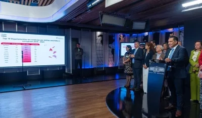 Secretaría de Transparencia en revelación del primer mapa de impunidad en Colombia.