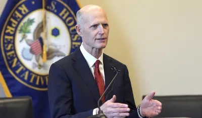 El senador por Florida, el republicano Rick Scot. 