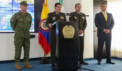 General William René Salamanca, Director de la Policía Nacional.