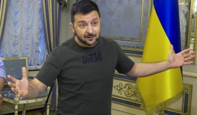 El presidente ucraniano, Volodímir Zelenski.