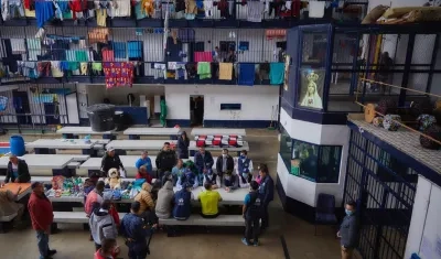 Un plano general de la cárcel de Cómbita, Boyacá.