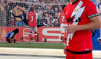 Falcao García, delantero colombiano del Rayo Vallecano. 