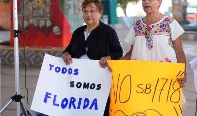 Protestan contra ley SB 1718.