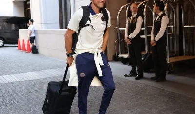 Luis Enrique, entrenador del París Saint Germain. 