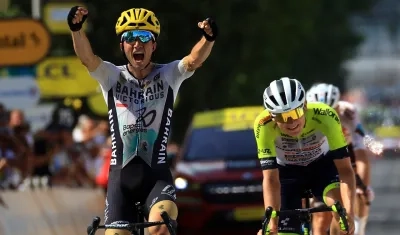 Pello Bilbao superó en el esprint a Georg Zimmermann y a Ben O'Oconnor. 