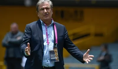 Jorge Luis Pinto, técnico saliente del Deportivo Cali.