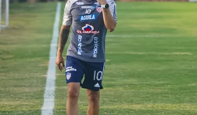 Juan Fernando Quintero jugó siete partidos en Junior. 