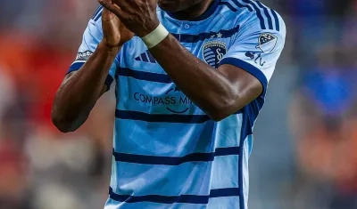 Dany Rosero celebra su conquista contra Cincinnati. 