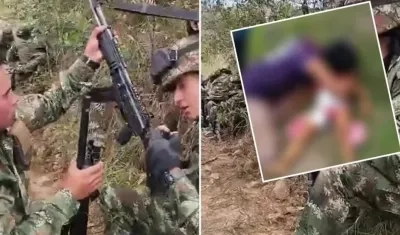 Imágenes del suceso.