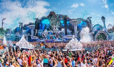 Fotografía de archivo del festival de música, Tomorrowland.