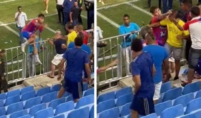 Ricardo Márquez salta a la grada del Sierra Nevada