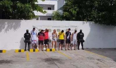 Integrantes de 'Los Pepes del Sur'.