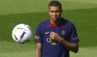 Kylian Mbappé, delantero del PSG.