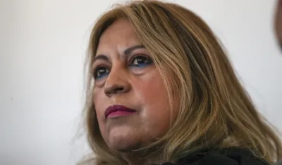 Patricia Villavicencio, hermana del candidato presidencial asesinado la semana pasada.