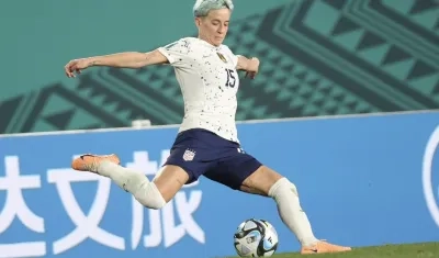 Megan Rapinoe, jugadora de la selección de Estados Unidos. 