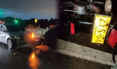 Imágenes del accidente.