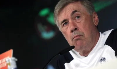 El técnico Carlo Ancelotti.