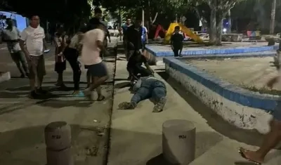 Herido en Sabanagrande.