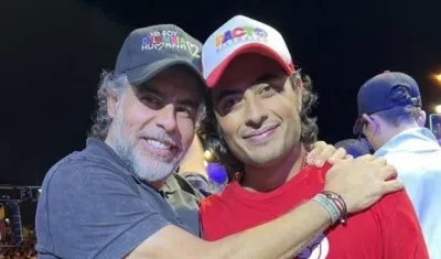 Armando Benedetti y Nicolás Petro.