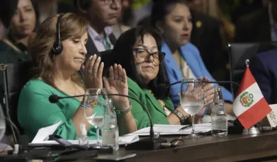 La presidenta de Perú, Dina Boluarte.