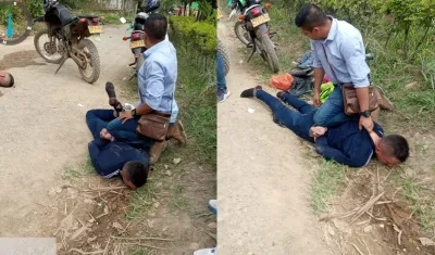 Uno de los presuntos asesinos de la patrullera. 