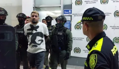 Félix Junior Peña Escorcia, alias 'Junior Guerra', capturado.