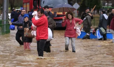 Lluvias en Chile.