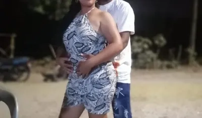 La lideresa Claudia Ordóñez y su esposo Fredy Castillo.