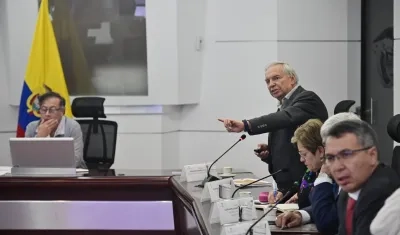 Aspecto del Consejo de Ministros en el que hubo el llamado de atención presidencial.