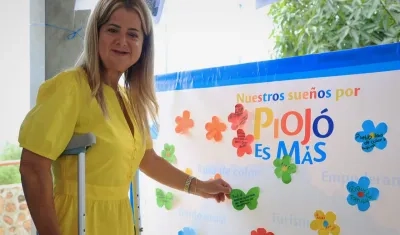 La gobernadora del Atlántico, Elsa Noguera.