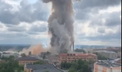 Imagen de la explosión.