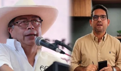Gustavo Petro y Juan Guillermo Zuluaga.