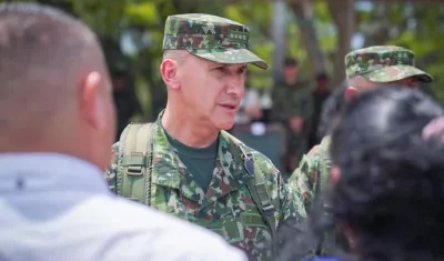 El comandante del Ejército Nacional, general Luis Mauricio Ospina Gutiérrez.