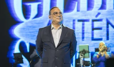 El cantante Gilberto Santa Rosa.