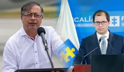 Presidente Gustavo Petro se reunió con el Fiscal General, Francisco Barbosa para hablar sobre su seguridad.