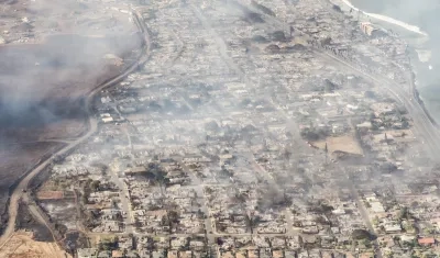 Imagen de los incendios.